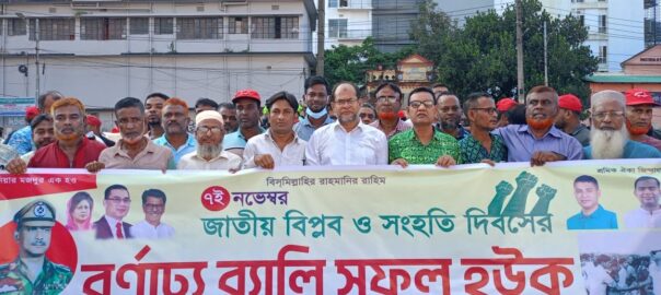 জাতীয় বিপ্লব ও সংহতি দিবসে