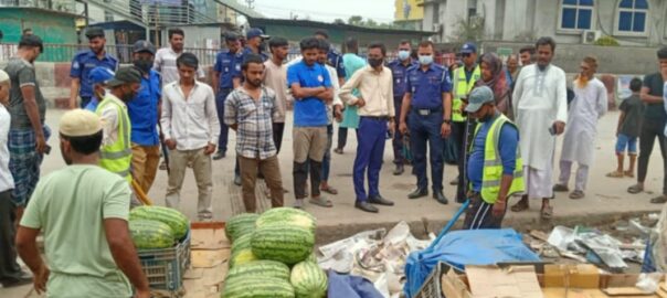 ঈদযাত্রা নির্বিঘ্ন করতে দাউদকান্দিতে