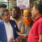 তিতাসের আসমানিয়া এলাকায় বিএনপি নেতা মনোয়ার সরকারের গণসংযোগ ও লিফলেট বিতরণ