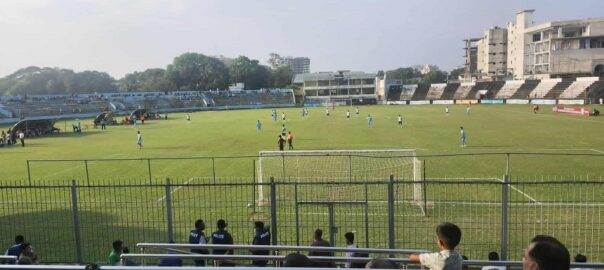 শহীদ ধীরেন্দ্রনাথ দত্ত স্টেডিয়ামে মোহামেডানকে হারিয়ে আবাহনীর জয়
